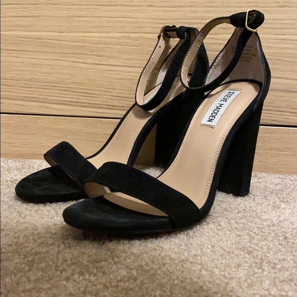 steve madden block heel ankle strap